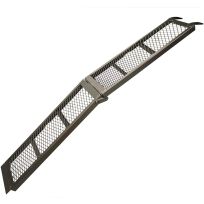 Erickson Steel Center-Folding Mesh Loading Ramp, 07464, Black, 11 IN  x 80 IN