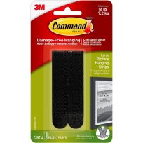 Command® Adhesive Picture Hanging Strips, 4 LB, 4-Pack, 1240944
