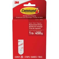 Command® Refill Strips, Small, 20-Pack, 6840789