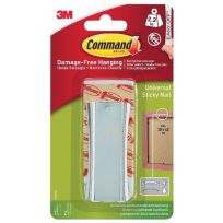 Command® Sticky Nail Sawtooth Metal Picture Hanger, 5 LB, 2946937
