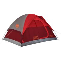 Coleman® 4-Person Flatwoods Tent, 2000038121, Grey / Red