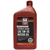 HARVEST KING® High Mileage Synthetic Blend SAE Motor Oil, 5W-30, HK156, 1 Quart