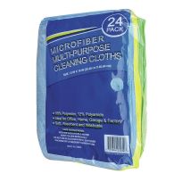 Microfiber Multi-Purpose Cleaning Cloths, 24-Pack, JR-MC1824