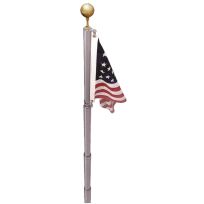 Annin® 21 FT Telescoping Flagpole Kit, 000000320901