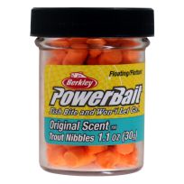 Berkley PowerBait® Trout Nibbles Dough, Fluorescent Orange, 1004921