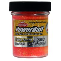 Berkley PowerBait® Glitter Trout Bait Dough, Sherbet, 1004947