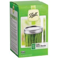Ball® Wide Mouth Canning Lids with Bands, 12-Count, 40000ZFP