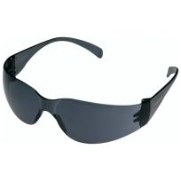 3M™ Anti-Scratch Safety Glasses, Wraparound Black Frame, 5852538, Black / Gray