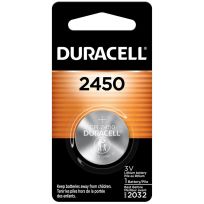 Duracell Specialty Home Medical 3V Coin Battery, DURDL2450BPK, 2450