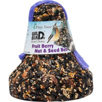 Pine Tree Farms Furit Berry Nut & Seed Bell with Net, 2996514, 16 OZ