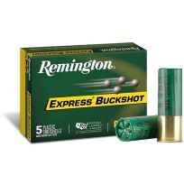 Remington® Express Buckshot 12 Gauge 000 Buck Shot Size, 5-Rounds, 20406