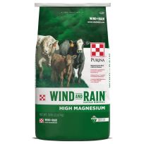 PURINA® WIND AND RAIN® Cattle Mineral - High Magnesium, 3000420-106, 50 LB Bag