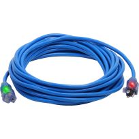 ProGlo® Lighted Extension Cord, D17330035BL, Blue, 35 FT