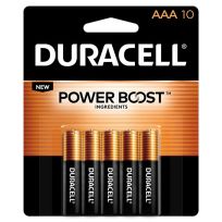 Duracell Coppertop Alkaline Batteries, 10-Pack, 10010619, AAA