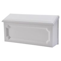 ARCHITECTURAL® Small Wall-Mount Mailbox, WMH00WAM, White