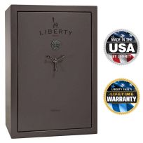 LIBERTY SAFE Patriot 64-Gun E-Lock, PS64-GYM-75E, Gray Marble