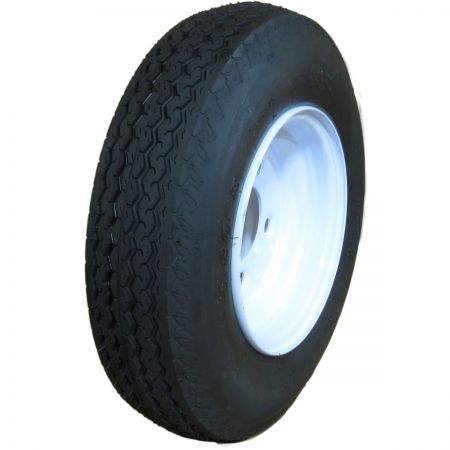 Bomgaars : Hi-Run Trailer Tire & Wheel Assembly 4.80-8 / 4 SU01 on 8X3.75 5  hole : Tires