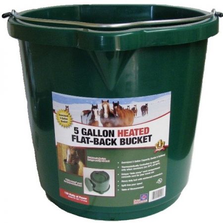 Farm Innovators Oversized Heated Flatback Bucket 