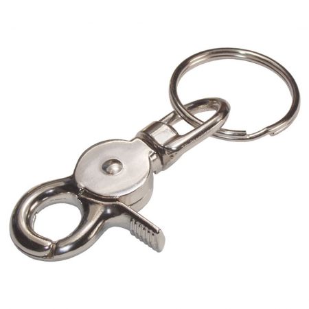 Bomgaars : Hillman Trigger Snap Hook with Key Ring : Keychains