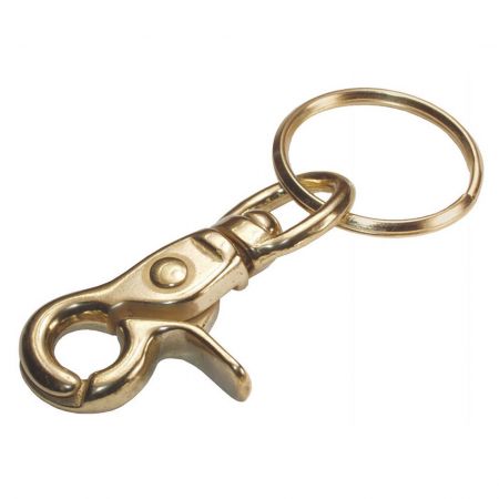 Bomgaars : Hillman Trigger Snap Hook With Key Ring : Keychains