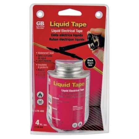 Gardner Bender LTB-400 4 Oz Liquid Electrical Tape - Black for sale online