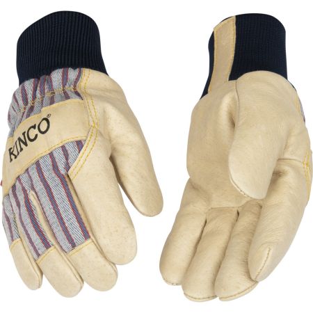 Cooking Barbecue Gloves, Thermal Insulation Small Bag Heat Gloves Inner  Polyester Outer Calf Leather For Welding Use 
