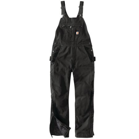 Insulated workwear overalls for the win. The fit on these Carhartt quilt  lined women's bibs is actually quite flattering. The 3M thin