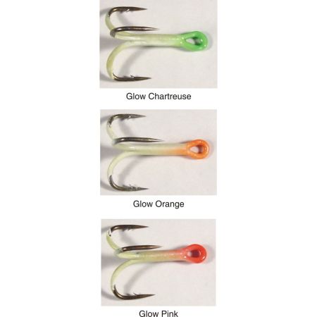 Bomgaars : HT Optimax Glow Treble Hooks, Size 10, 6-Pack : Hooks